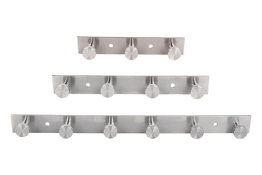 Cofan – Perchero de Pared Acero Inoxidable 304 | Diseño Moderno | Disponible con 3, 4 o 6 Colgadores